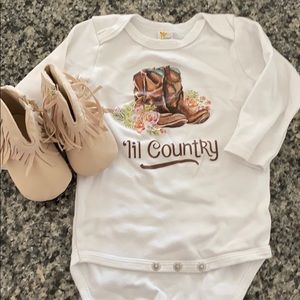 Baby cowgirl outfit